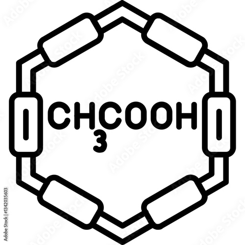 Acetic Acid Icon