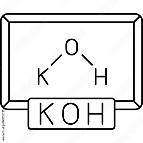 Potassium Hydroxide Icon