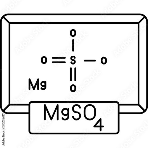 Magnesium Sulfate Icon