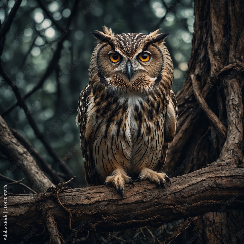 Fototapeta premium great horned owl