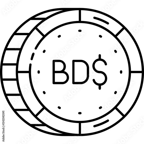 Bermudian Dollar Icon