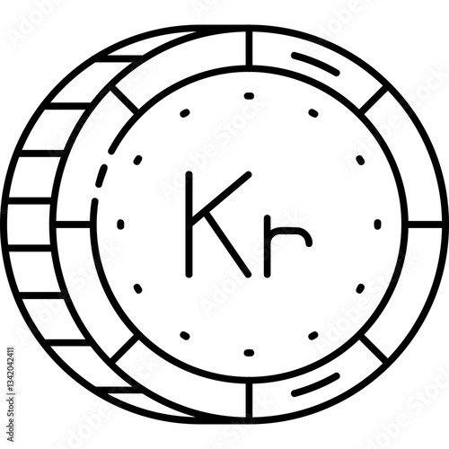 Danish Krone Icon