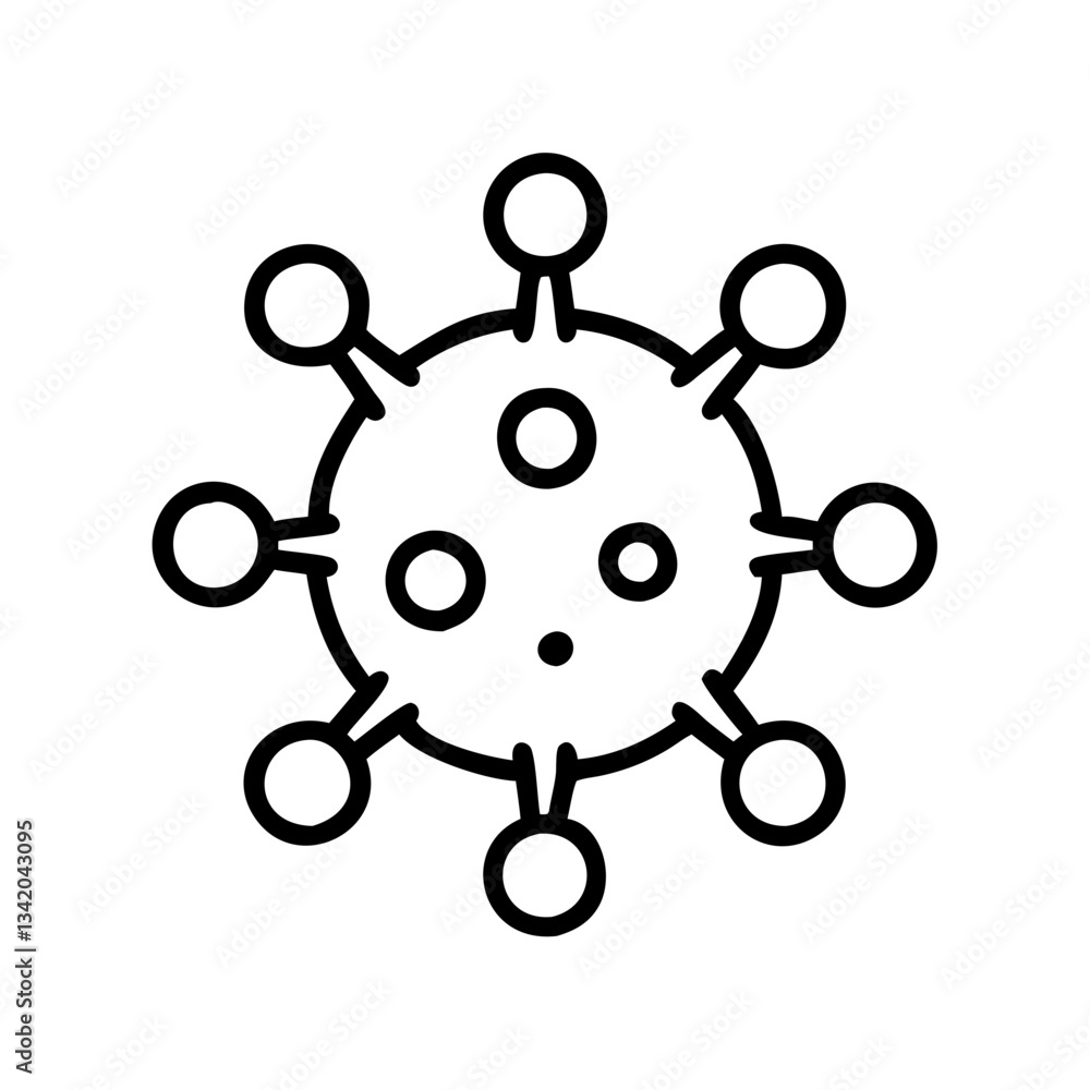 Fototapeta premium Paw Print Icon 