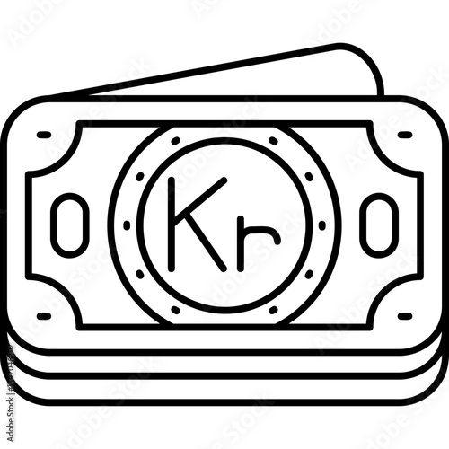 Danish Krone Icon