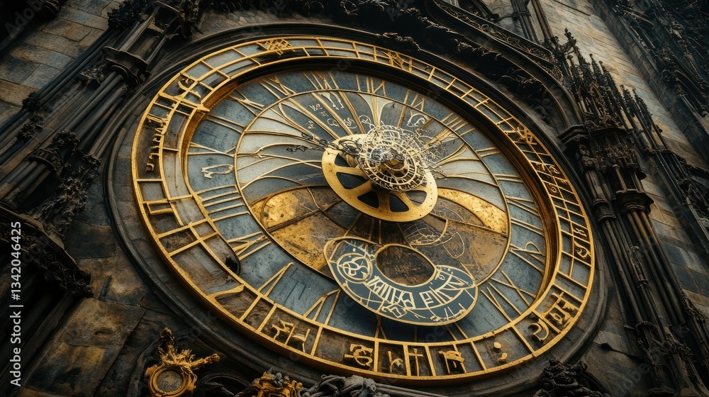 Fototapeta premium Prague Astronomical Clock Detail