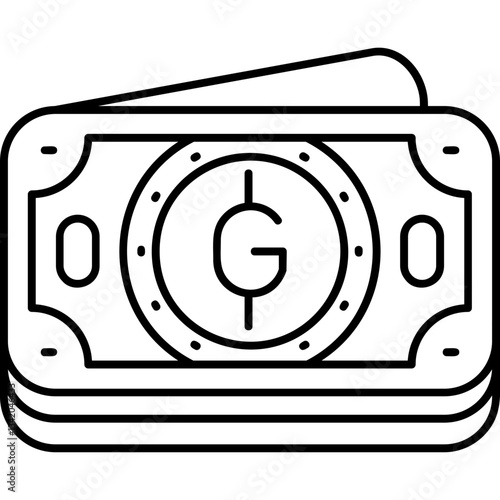 Fotografie Haitian Gourde Icon