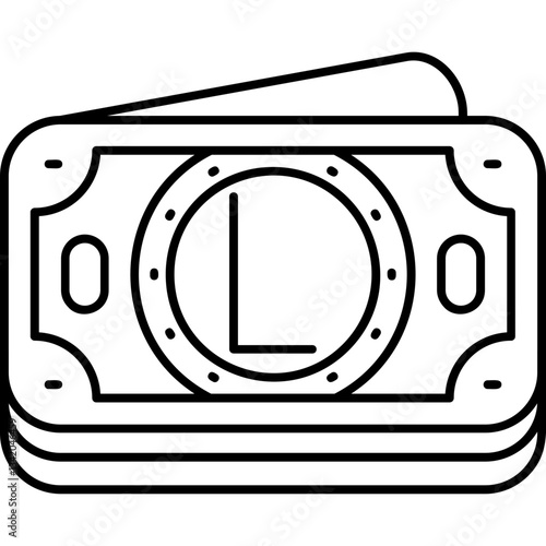 Obraz na plátně Honduran Lempira Icon