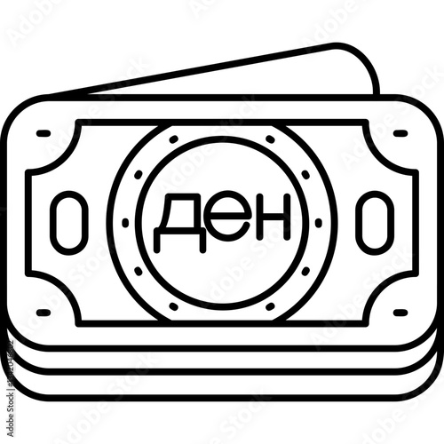 Macedonian Denar Icon
