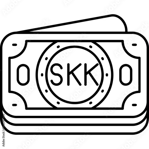 Slovak Koruna Icon