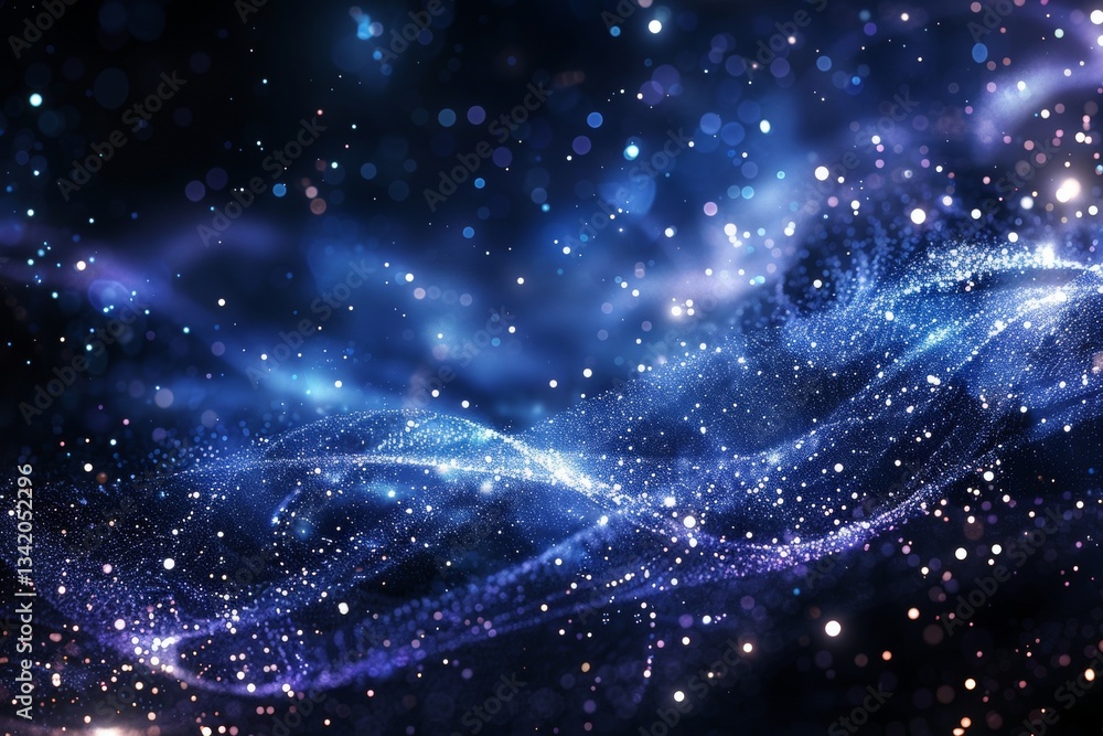 Fototapeta premium Futuristic abstract background featuring dynamic shapes and vibrant colors for modern design themes.