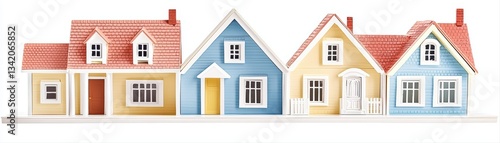 Delightful Miniature Dollhouse Concept with Charming Colors and Detailed Architecture