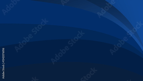 Blue vector abstract geometric shapes modern background.