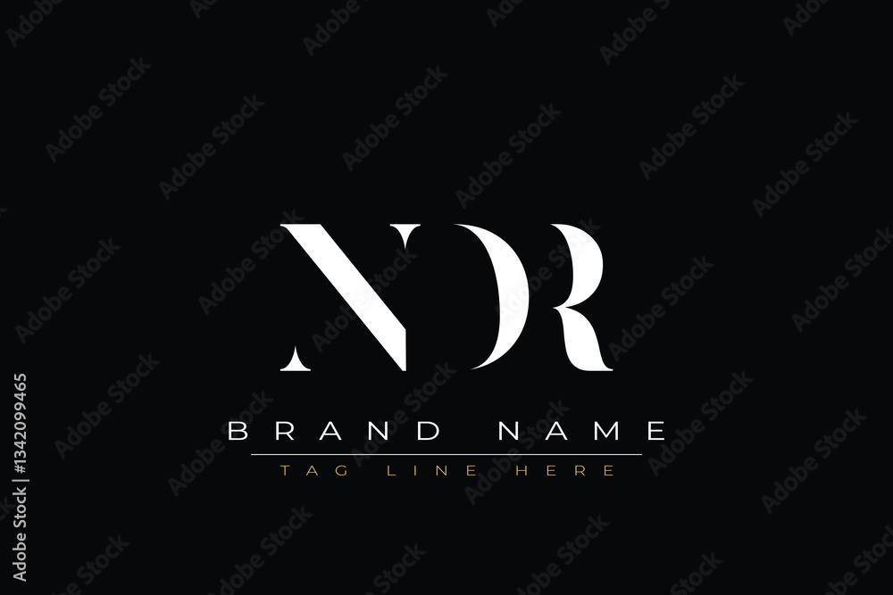 NDR abstract letter logo design. This logo is designed by three abstract letters NDR abstract letter logo design. This logo is designed by three abstract letters