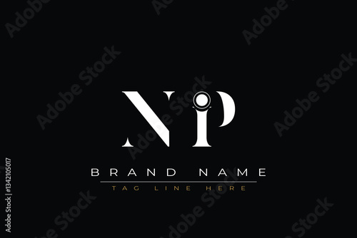 NIP abstract letter logo design. This logo is designed by three abstract letters