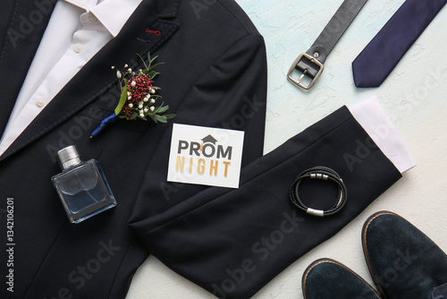 Paper sheet with text PROM ...