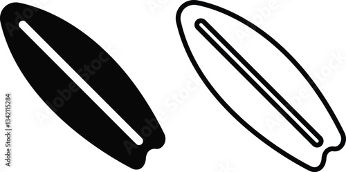 boat or ship icon in flat, line trendy style set. isolated on transparent background