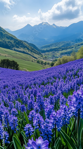 Spring flowers in the mountains