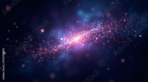 Futuristic Blue and Red digital Abstract Waving Particle Technology Background Design.