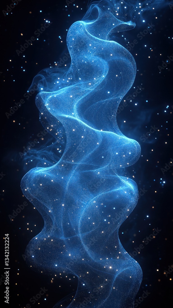 Celestial Flow: A Digital Abstract of Cosmic Energy Celestial Flow: A Digital Abstract of Cosmic Energy
