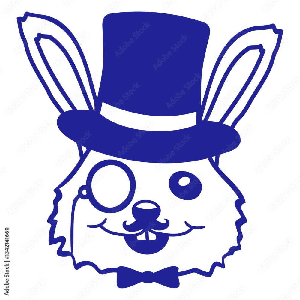 Sir Rabbit Monocle Glasses Beard Top Hat Mr. Rich Design Lover Art Vector Illustration Card T-Shirt Poster Sticker Graphic Print Decorative Drawing Isolated Logo Decoration Symbol Creative Cool Style
Sir Rabbit Monocle Glasses Beard Top Hat Mr. Rich Design Lover Art Vector Illustration Card T-Shirt Poster Sticker Graphic Print Decorative Drawing Isolated Logo Decoration Symbol Creative Cool Style