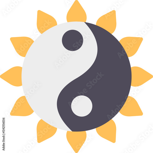 Yin yang Icon