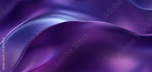 Royal purple abstract background luxury elegant futuristic shiny smooth waves. Stylish purple abstract design. Dynamic waves flow across a metallic textured background. Beautiful concept holiday, silk