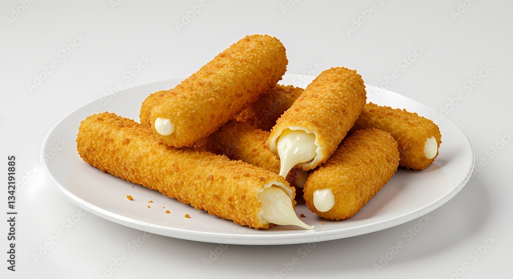 Crispy Mozzarella Cheese Sticks Crispy Mozzarella Cheese Sticks
