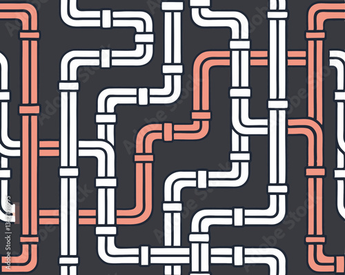 abstract maze, seamless background