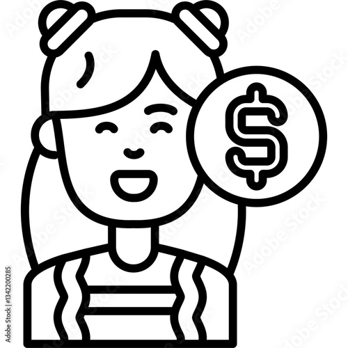 Gold Digger Icon Vector Element