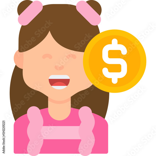 Gold Digger Icon Vector Element