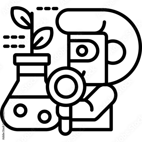 Biology Icon Vector Element