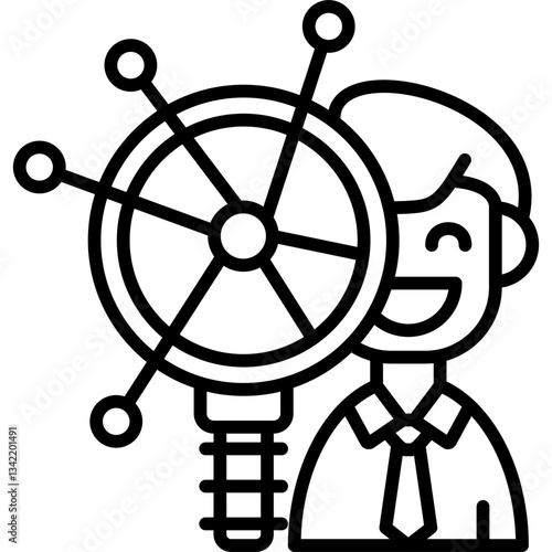 Research Icon Vector Element