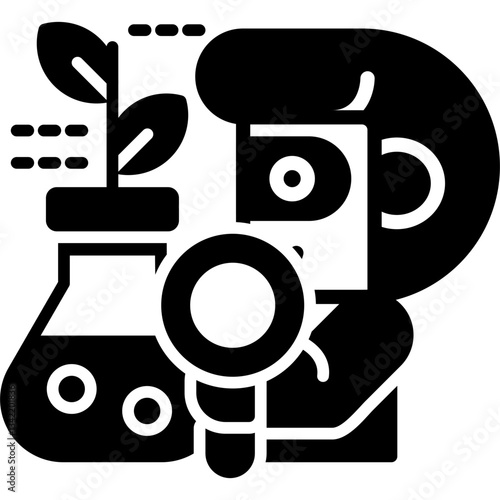 Biology Icon Vector Element