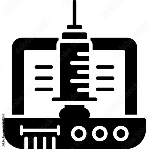 Online Class Icon Vector Element