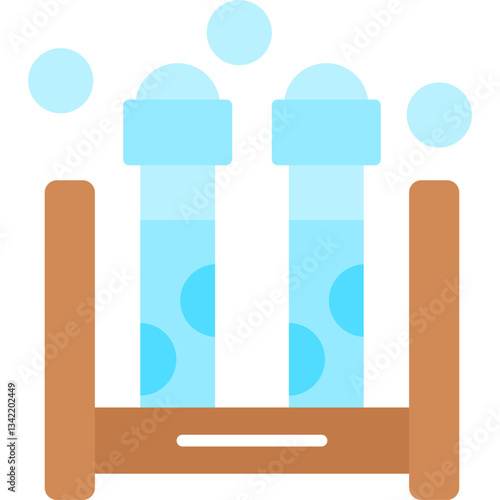 Test Tubes Icon Vector Element