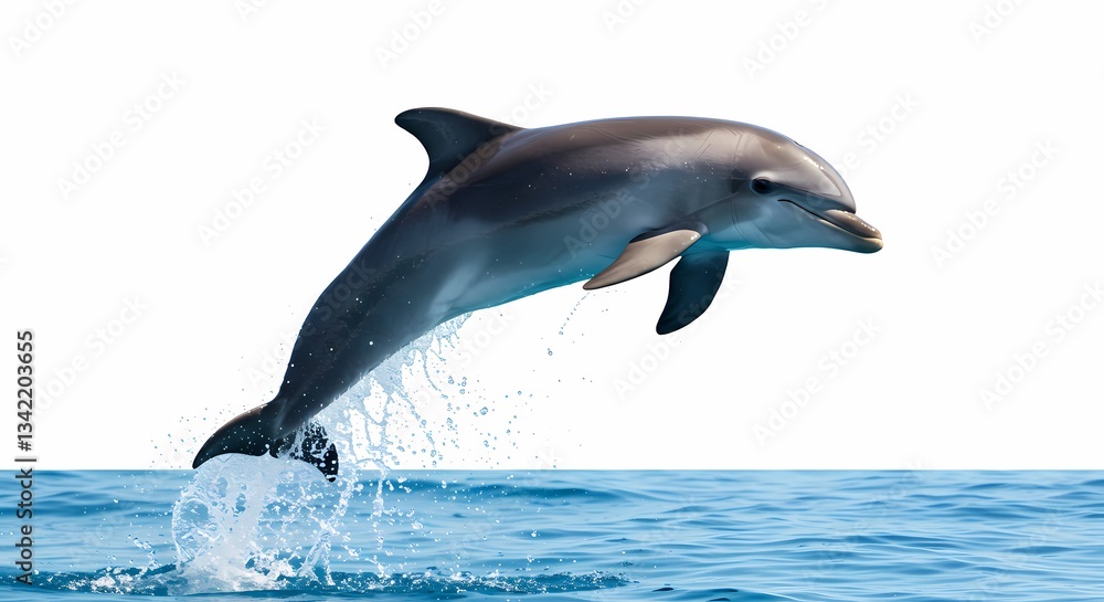 Fototapeta premium Leaping Dolphin Ocean Majesty