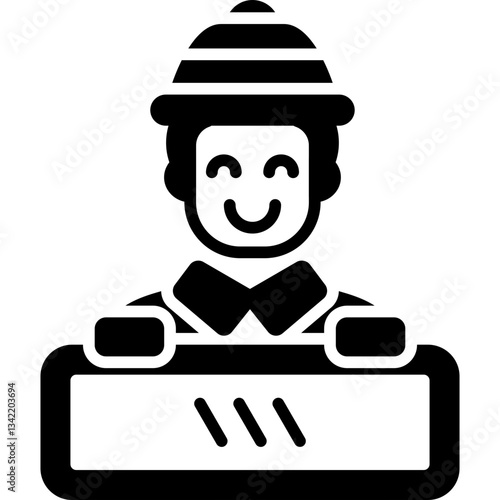 Reflector Icon Vector Element