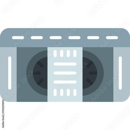 Audio Tape Icon Vector Element