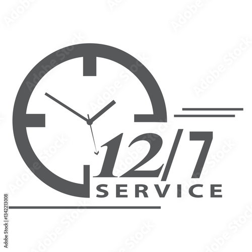 Hours time arrow. Time line icon. Delivery and service time icon. Deadline concept. Work time symbol isolated on white background.
