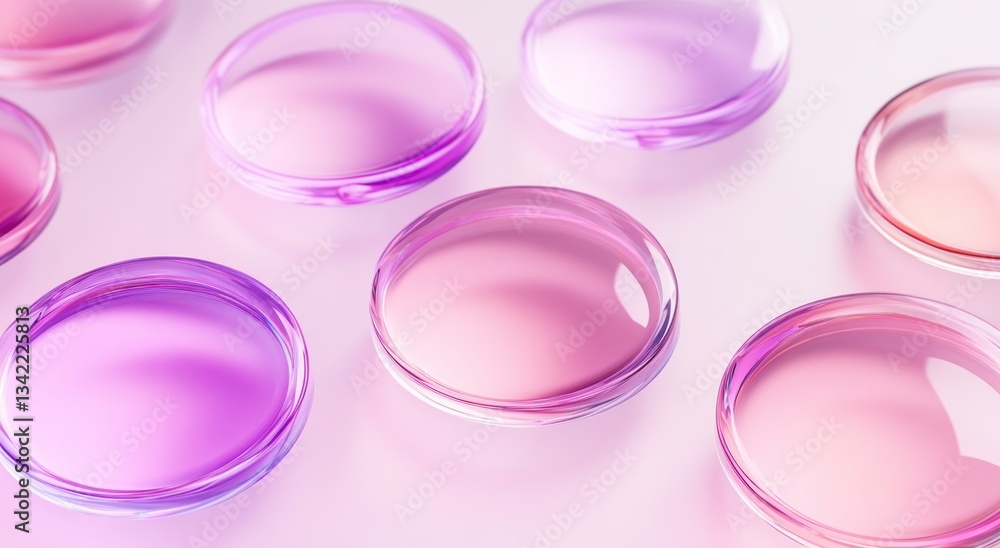 Abstract geometric shapes, pink translucent circles, modern design, background Abstract geometric shapes, pink translucent circles, modern design, background