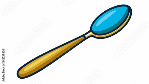 Spoon on a White Background