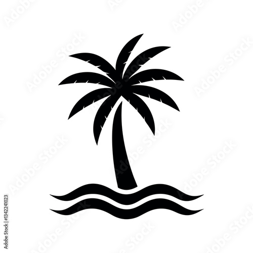 vector illustration of palm trees