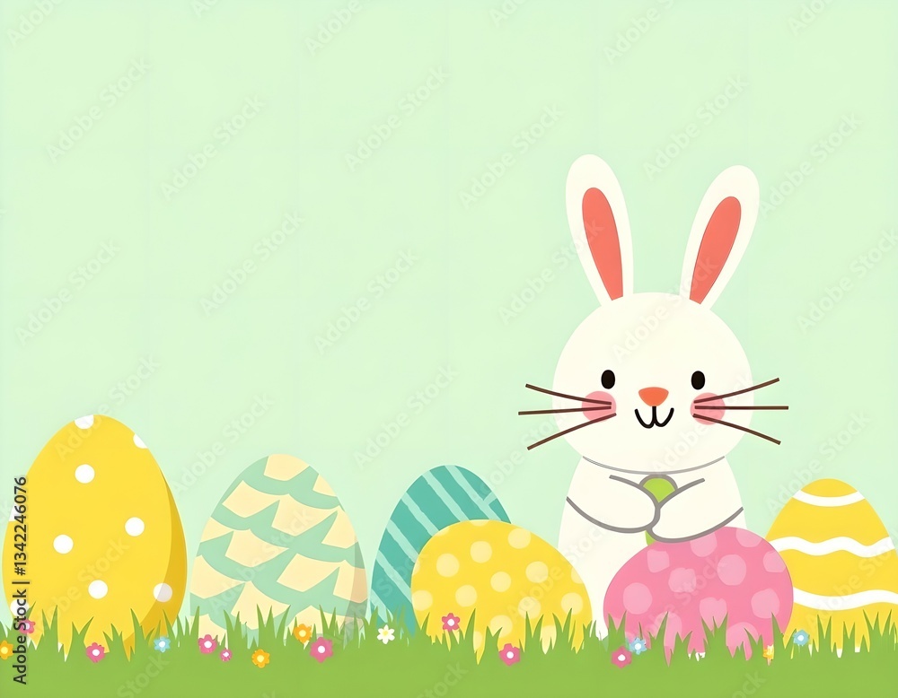 Obraz premium Happy Easter card