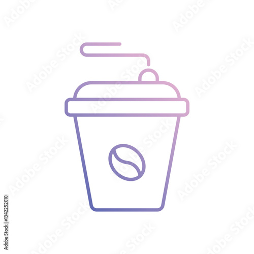 Coffee vector icon 