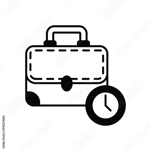 Working Hours vector icon