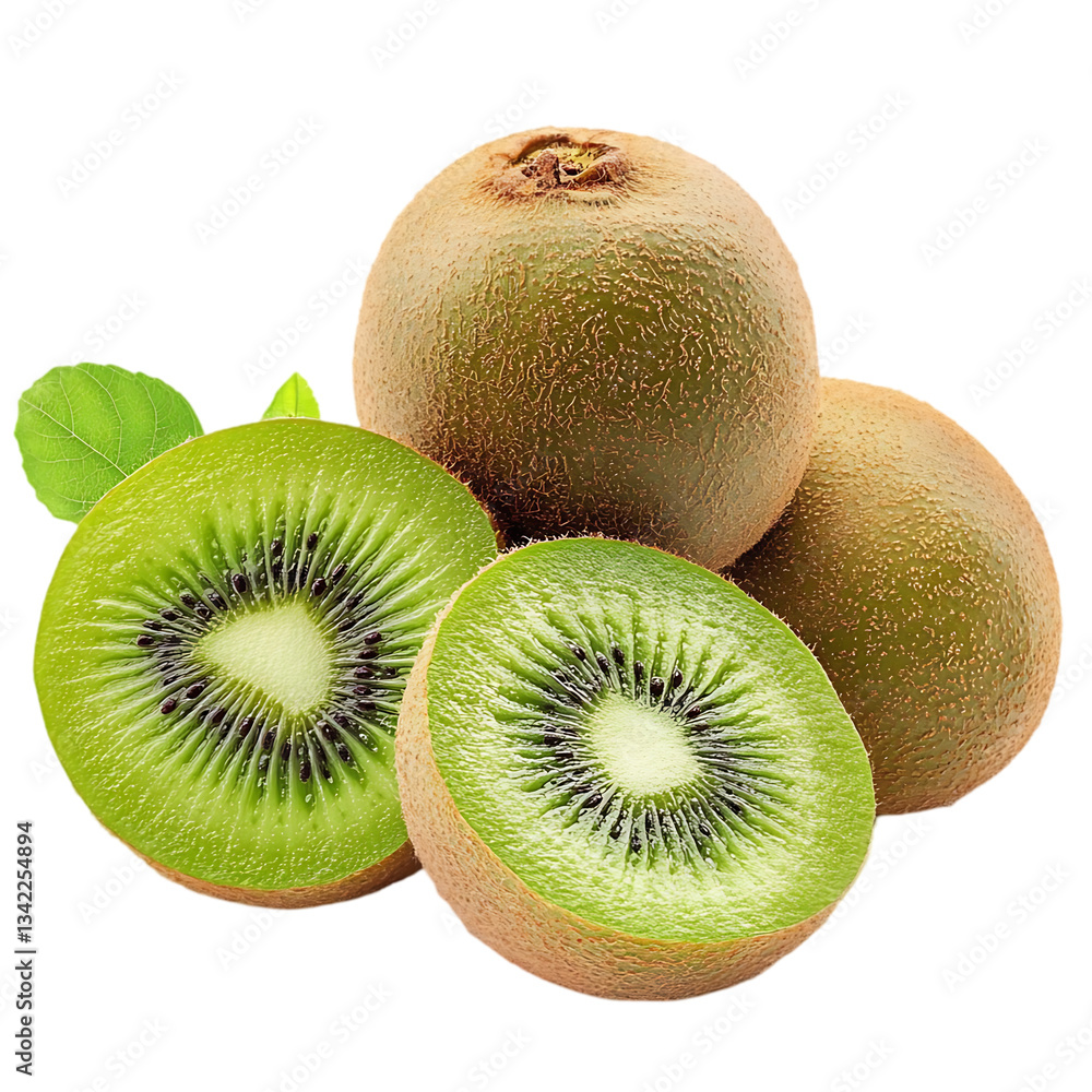 Fototapeta premium Juicy Kiwi Fruit: Fresh & Delicious