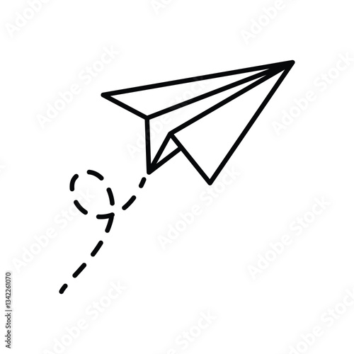 Paper Plane vector icon