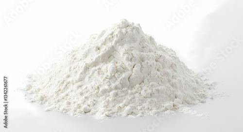 White Powder Pile Closeup View