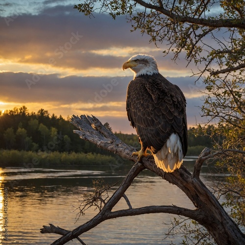 bald eagle in the wild