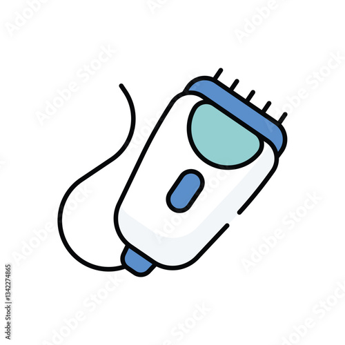 Hair Clippers vector icon stock illustration